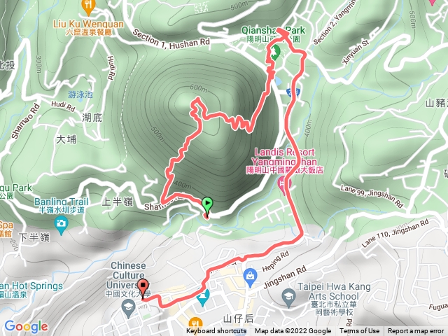 紗帽山-文化大學