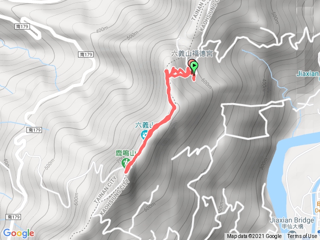 六義山步道四德登山口（鹿鳴山三角點）