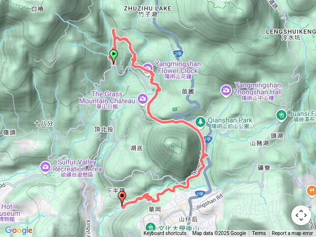 陽明山五瀑連走