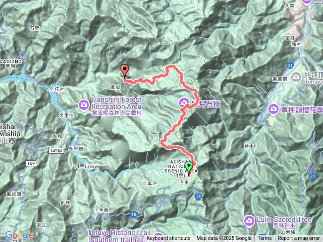 水漾森林-阿豐縱走線預覽圖
