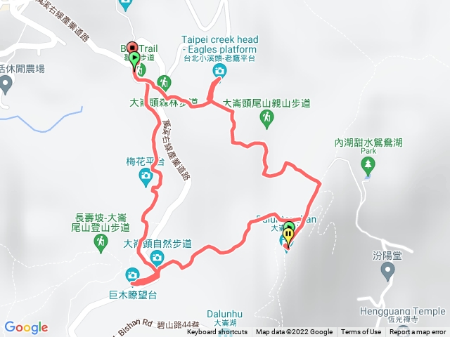 台北小溪頭環狀步道