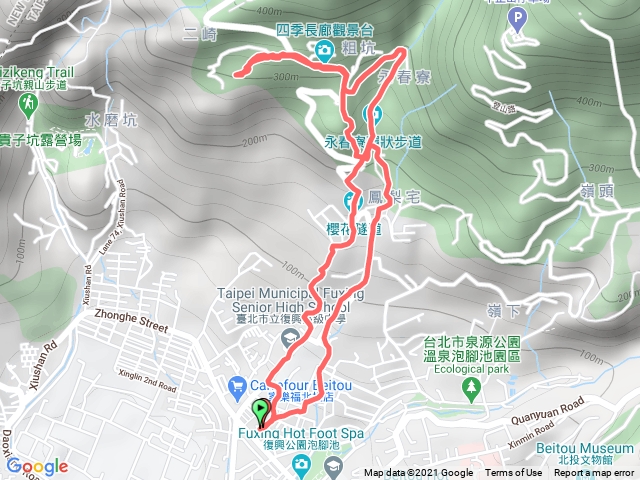 白宮山莊永春寮溪上清宮步道