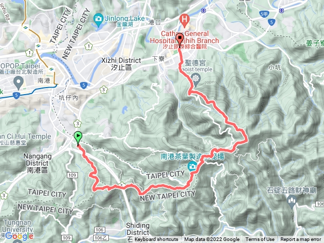 20221115南港聖母宮山豬淚湖土庫岳紙寮山四分尾大尖山