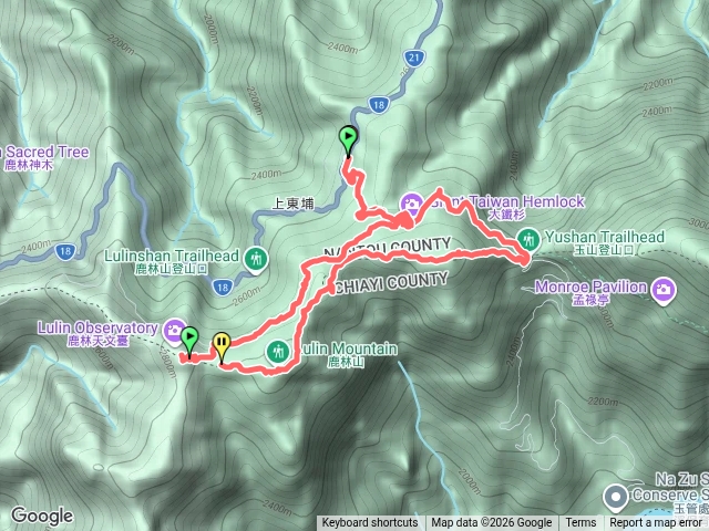 塔塔加三連峰