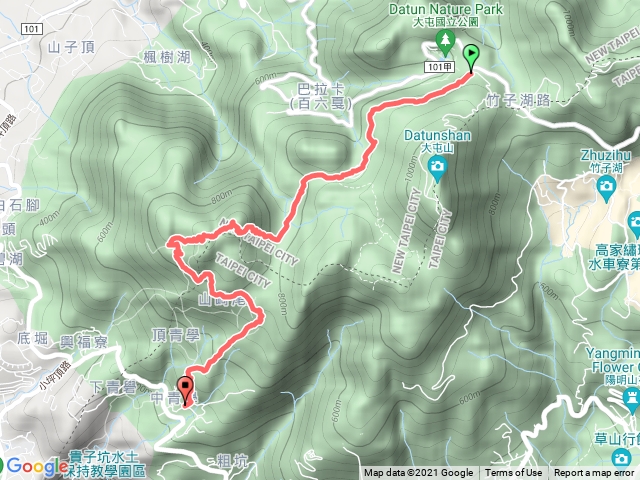 二子坪、面天山、向天山、向天湖、清天宮