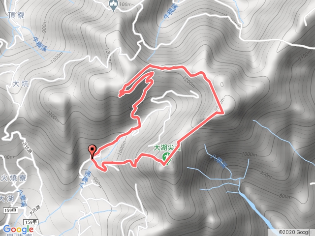 大湖尖山~天雲山~文峰山O型環狀