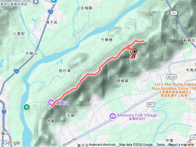 靈山-旗尾山來回預覽圖