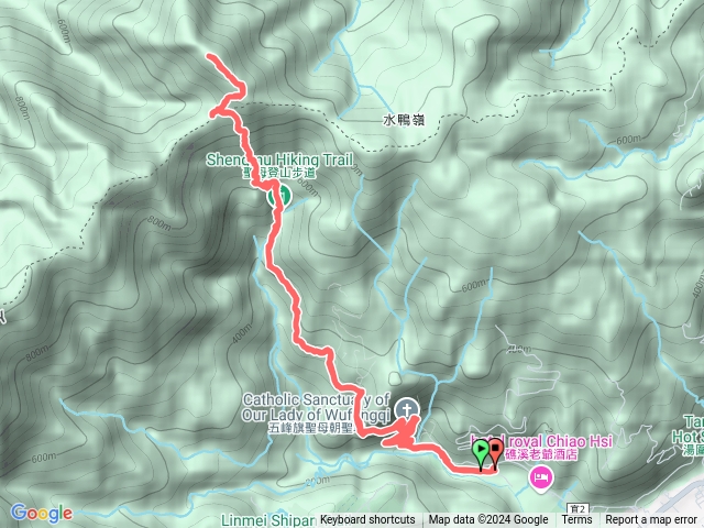 三角崙山聖母登山步道抹茶山