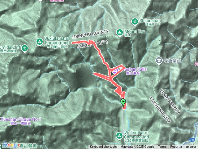 池有山，新達山屋