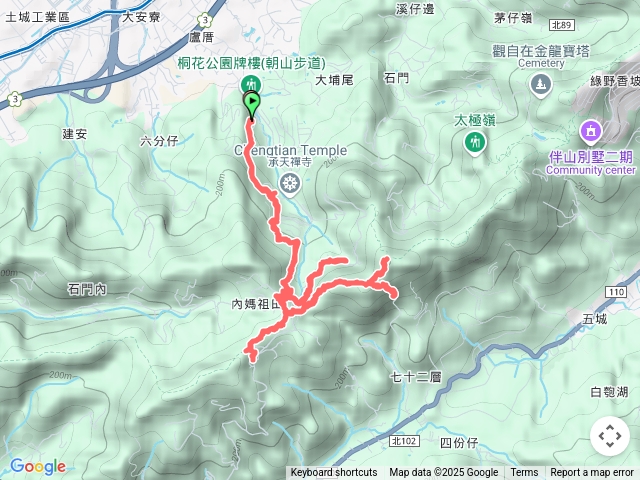 桐花步道天上山