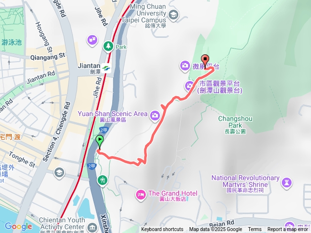 劍潭山，三角點