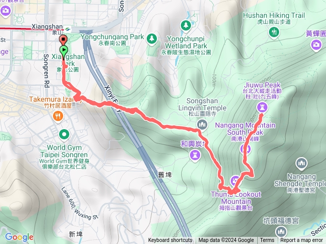 象山捷運站↮九五峯