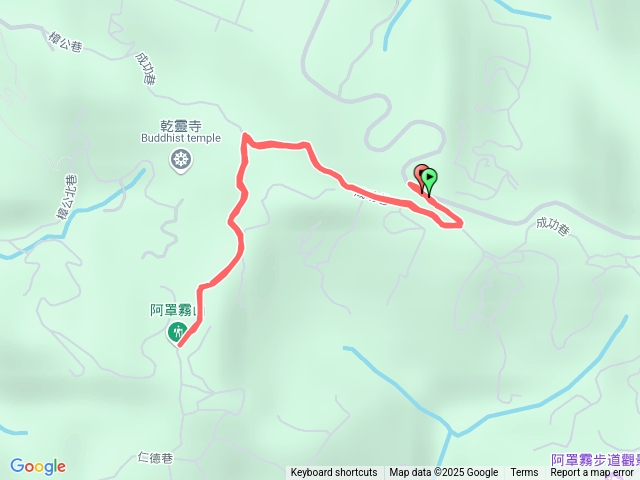 小百岳46-阿罩霧山、中心瓏步道20250216