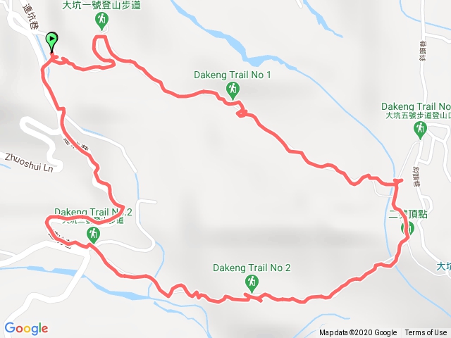 大坑第一第二登山路徑