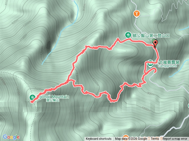 鵝公髻山(第二登山口上-雲霧步道下)預覽圖