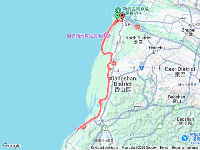 新竹17公里海岸線