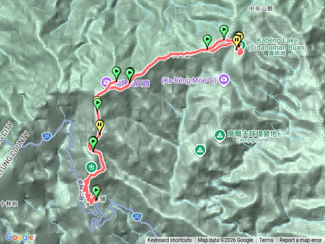 20260409嘉明湖/向陽山/三叉山三天預覽圖