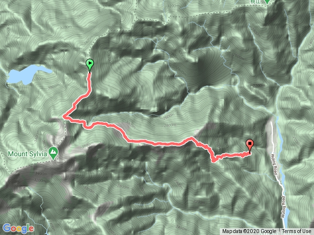 雪山主東北下翠池 (Day3 雪北山屋~ 雪山登山口)