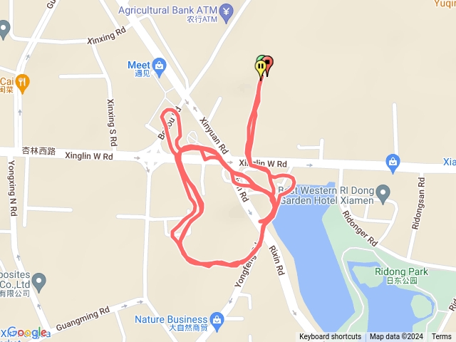 廈門集美區 日東公園晨走