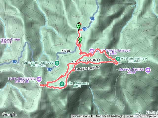 麟趾山鹿林山環狀步道預覽圖