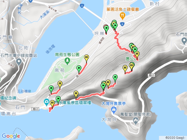 溪洲山登山健行經環湖公路回