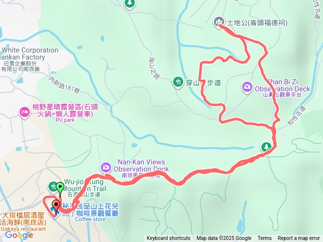 五酒桶山小O環繞