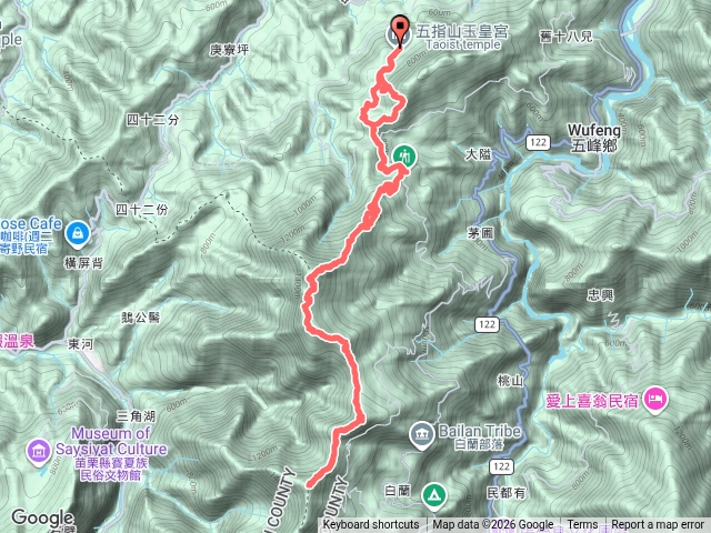 大鵝鳥縱走-五峰天際線中段(來回)預覽圖