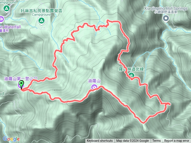 油羅山一上四下 （油羅山第四登山口）