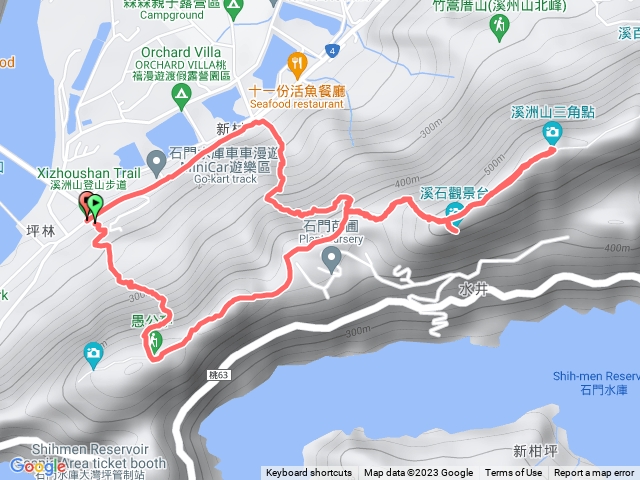 溪洲山坪林登山福山巖下