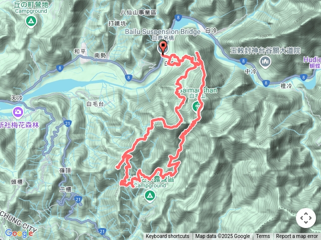 谷關黑白縱走2025年6月8日