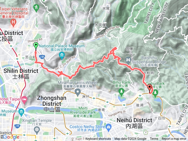 大崙尾山步道，碧溪步道