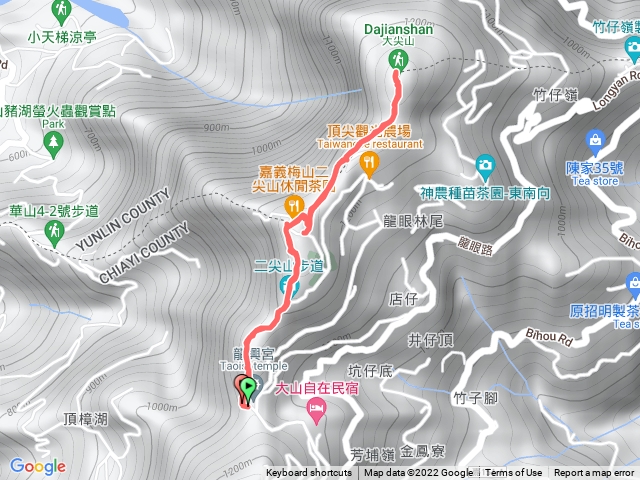 龍興宮到大尖山