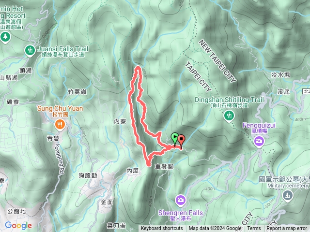 登峰圳內雙溪古道瑪礁古道o型預覽圖