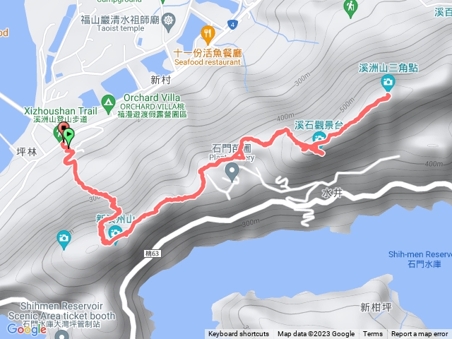 溪洲山登山步道-溪洲山三等三角點（來回）預覽圖