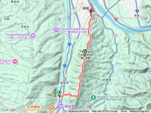 三員縱走（到雙峰草堂預覽圖