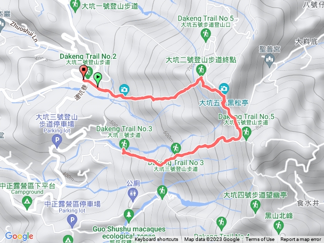 大坑二號和三號