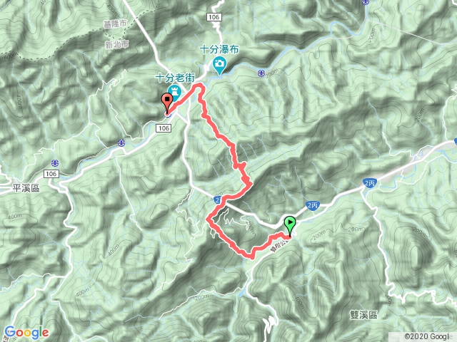 1091007【淡蘭古道中段】十分 → 柑腳 (下內平林山、大坑山、國旗嶺)