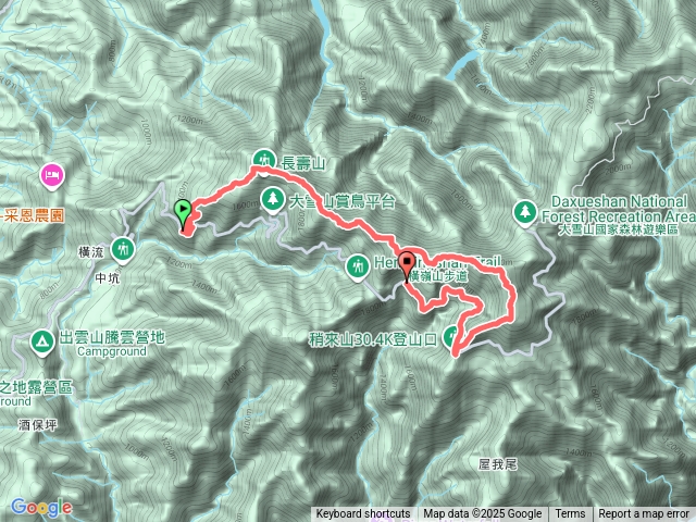 長壽山-鳶嘴-稍來-稍來南峰預覽圖