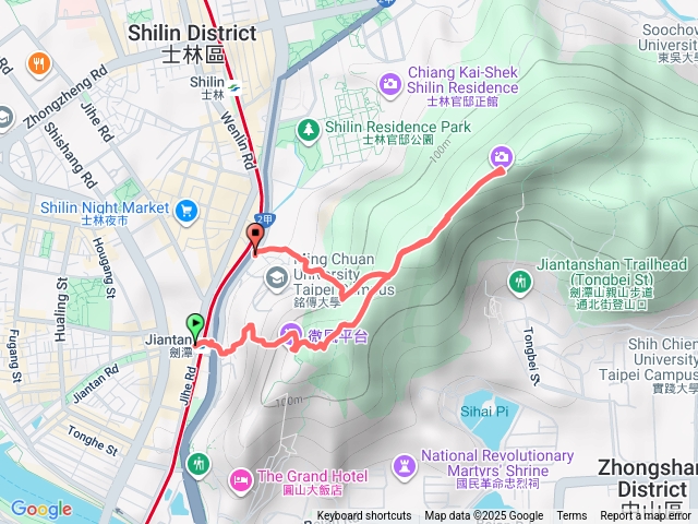 劍潭山午後小跑團(水神＞老地方）