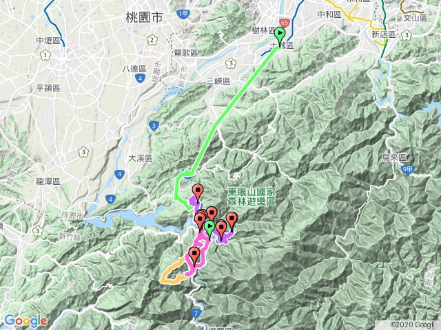 彩虹瀑布+瀑頂~拉號山~牛角山~羅浮山