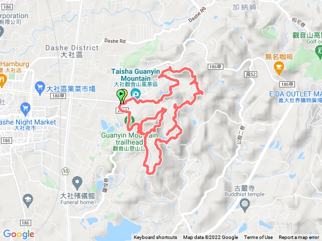 高雄觀音山群山環走