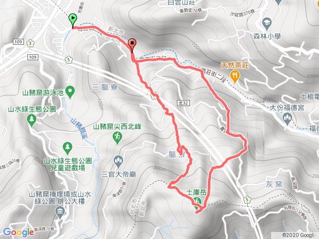 更寮古道O型（更寮古道進、栳寮古道回）