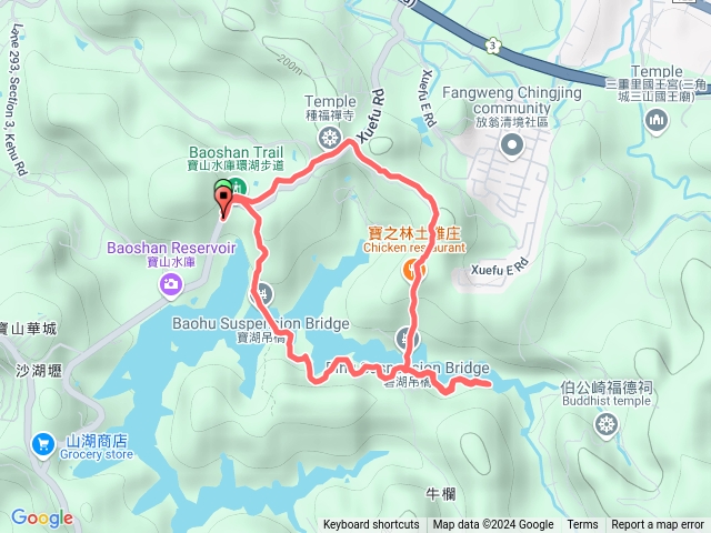 新竹寶山水庫環湖步