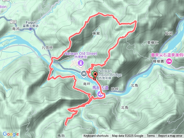 內灣山_麥樹仁山南峰_麥樹仁山_白石湖山_南坪古道_馬胎古道O 繞20250211預覽圖