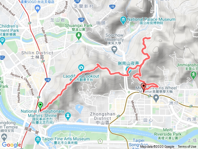 劍潭山—劍南路