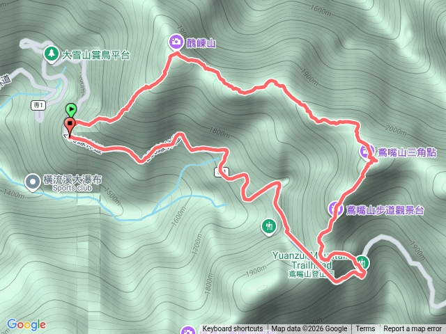醜棟山鳶嘴西稜預覽圖