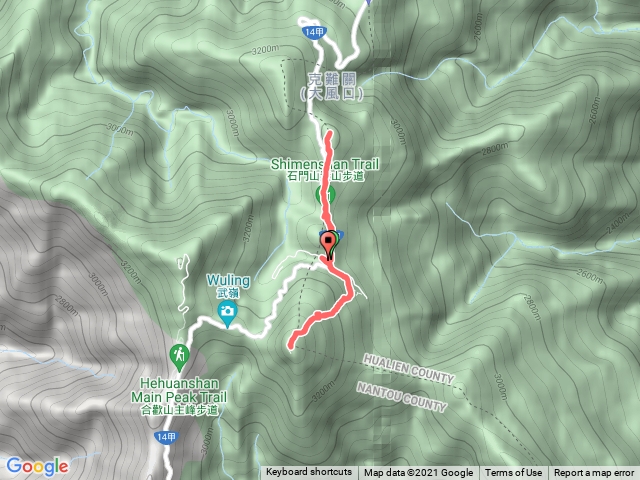 石門山、合歡東峰