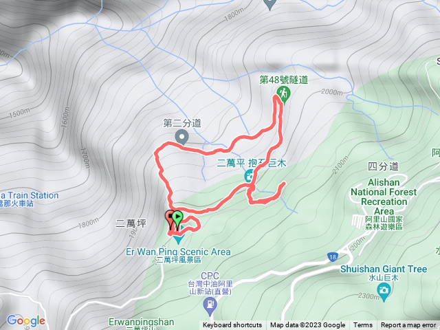 阿里山 二萬平步道(2023-12-10)