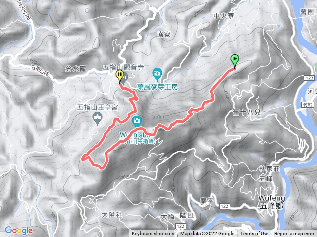 五指山，上坪山出觀音寺