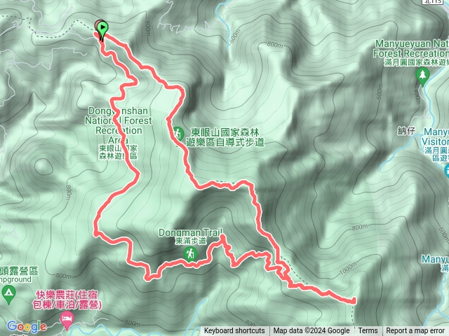 志繼山、東眼山、拉卡山O型縱走